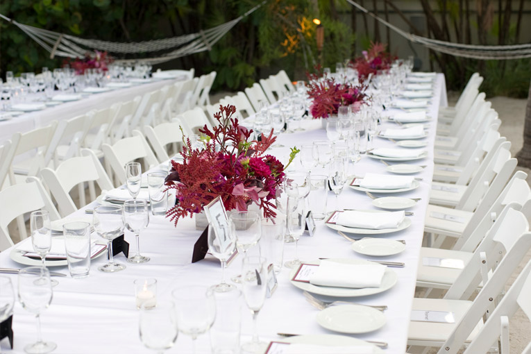 Wedding Table Set Up | Gourmet Galaxy